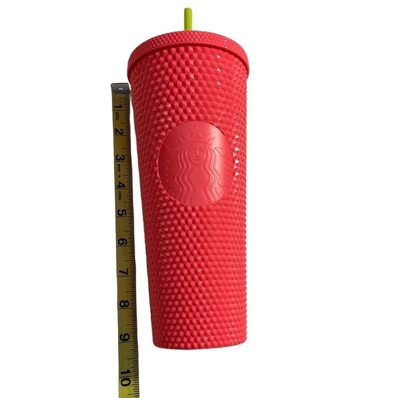 Starbucks Summer 2022 Bling Studded Dragon Fruit Venti 24 oz Tumbler - Picture 6 of 7
